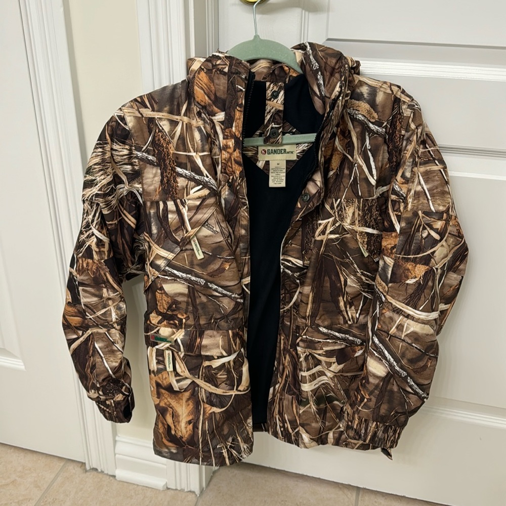 Kids Medium Gander Mountain Waterproof Winter Coat in Camo